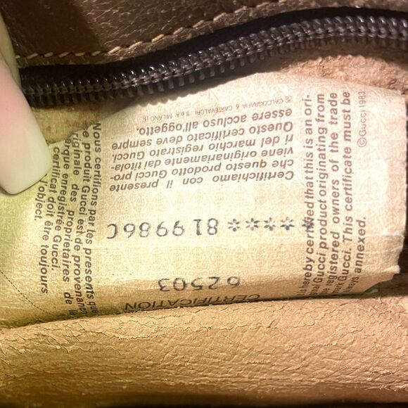 GUCCI Ophidia Vintage Accordion Shoulder Bag - Picture 5 of 16